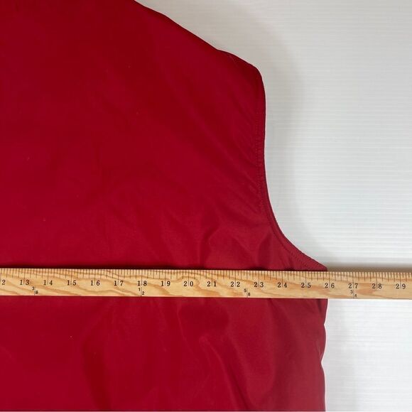 Chaps Vest Red Men's XXL Fall Winter Zipper - Picture 7 of 7